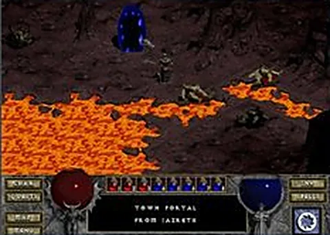 Diablo (Web) running in a web browser, rpg game, no download