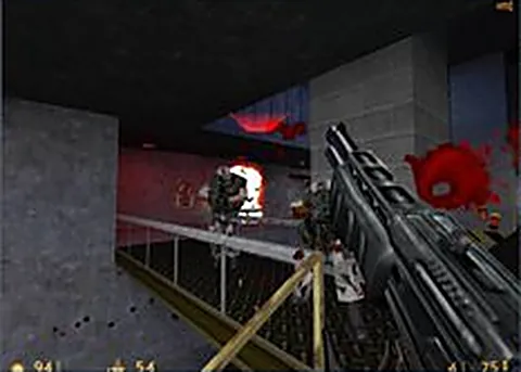 Half-Life (Web) running in a web browser, shooter game, no download