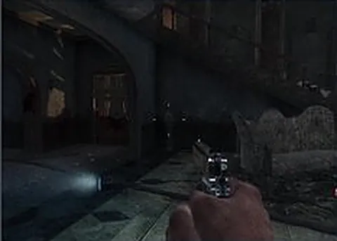 Kino der Toten running in a web browser, zombies game, no download