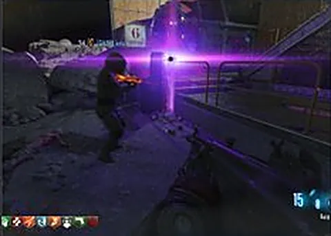 Moon (Zombies) running in a web browser, zombies game, no download
