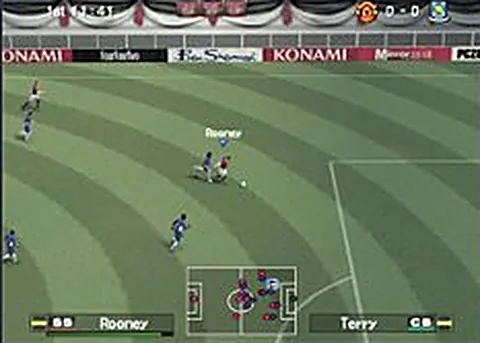 PES 6 (Web) running in a web browser, sports game, no download